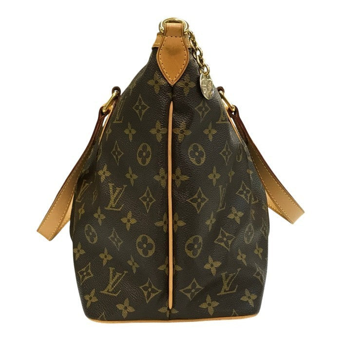 LOUIS VUITTON ルイヴィトン モノグラム パレルモPM ハンドバッグ レディース 2way トート プリーツ A4収納 ブラウン M40145 中古 T1