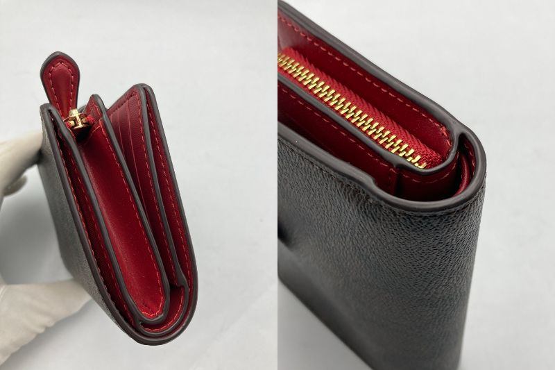 COACH コーチ ミディアム コーナー ジップ ウォレット C0082 中古 D4