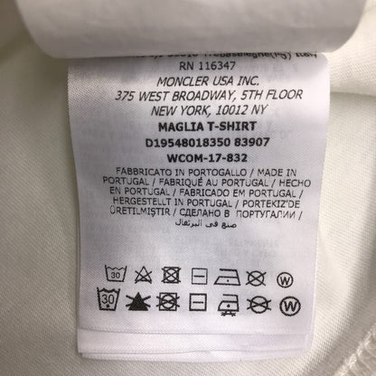 MONCLER モンクレール Tシャツ キッズ 半袖 コットン コミック柄 漫画 ホワイト 104cm D19548018350 中古 T1