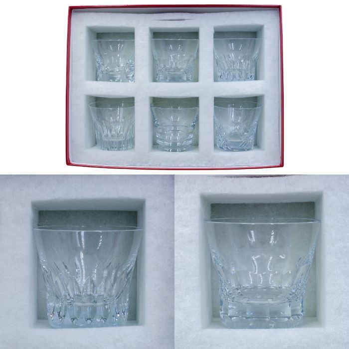 未使用品 バカラ (Baccarat) EVERYDAY タンブラー 8.5cm 6個セット 2-809-854 中古 a1