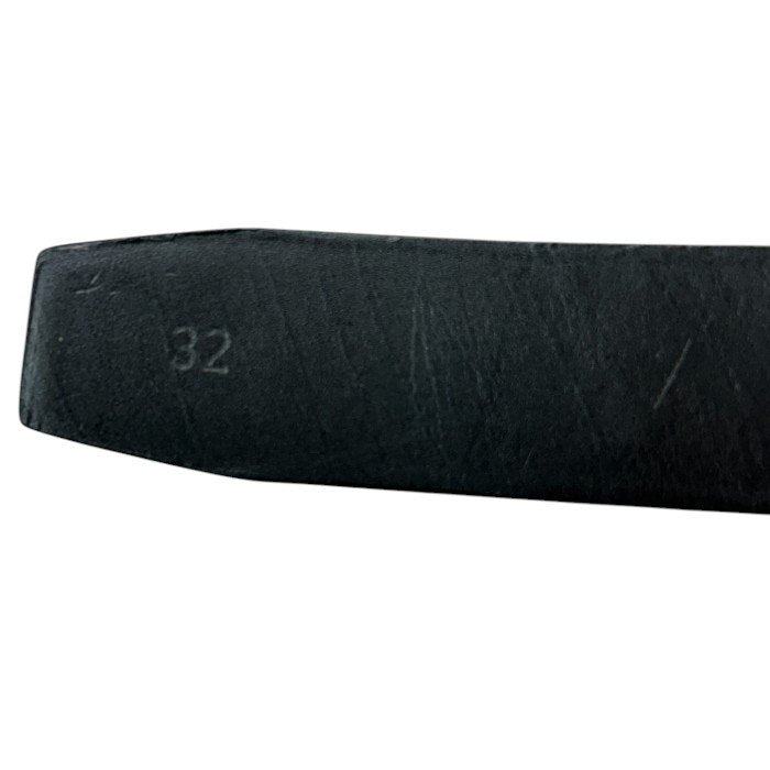 Salvatore Ferragamo サルヴァトーレ フェラガモ レザー ベルト 32インチ 本革 ブランド レディース ブラック 中古 W４