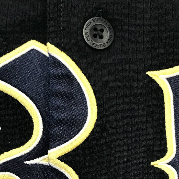 オリックス バファローズ ユニフォーム 森友哉 4番 メンズ ビジター ORIX 野球 公式 ネイビー Mサイズ 中古 T1