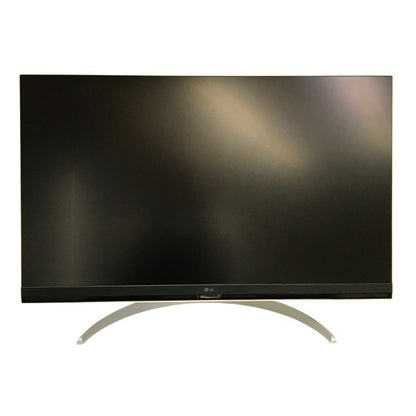 LG 31.5インチ 4K SMART Monitor スマートモニター ホワイト webOS搭載 スピーカー内蔵 チルト､高さ調整対応 32SQ730S-W 中古 T1