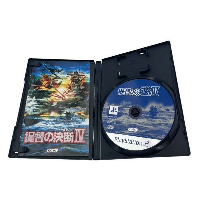 koei コーエー PS2 ソフト 提督の決断IV ゲーム プレステ2 プレイステーション2 中古 W４