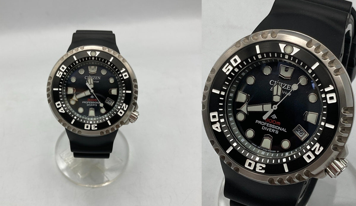 CITIZEN シチズン プロマスター MARINE-エコ・ドライブ プロフェッショナルダイバー 300m BN1024-01E 中古 D4