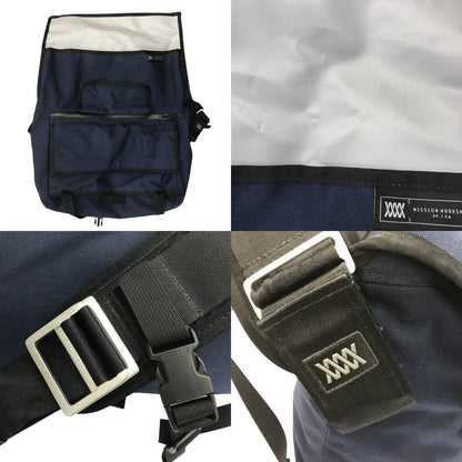 MISSION WORKSHOP ミッションワークショップ メッセンジャーバッグ メンズ ショルダーバッグ ナイロン 大容量 ネイビー 中古 T1