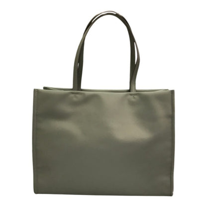 TORY BURCH トリーバーチ エラ スモール トートバッグ レディース マグネット開閉 A4収納 通勤 グリーン系グレー 164757 中古 T1