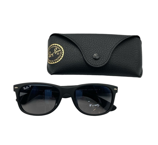 Ray-Ban NEW WAYFARER レイバン ニューウェイファーラー 偏光レンズ サングラス RB2132-F 601-S/78 55 中古 D4