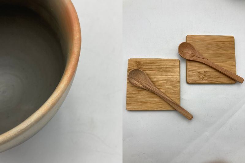 赤穂瀬戸内窯 雲火焼 長棟州彦 フリーカップ ペア 中古 D4