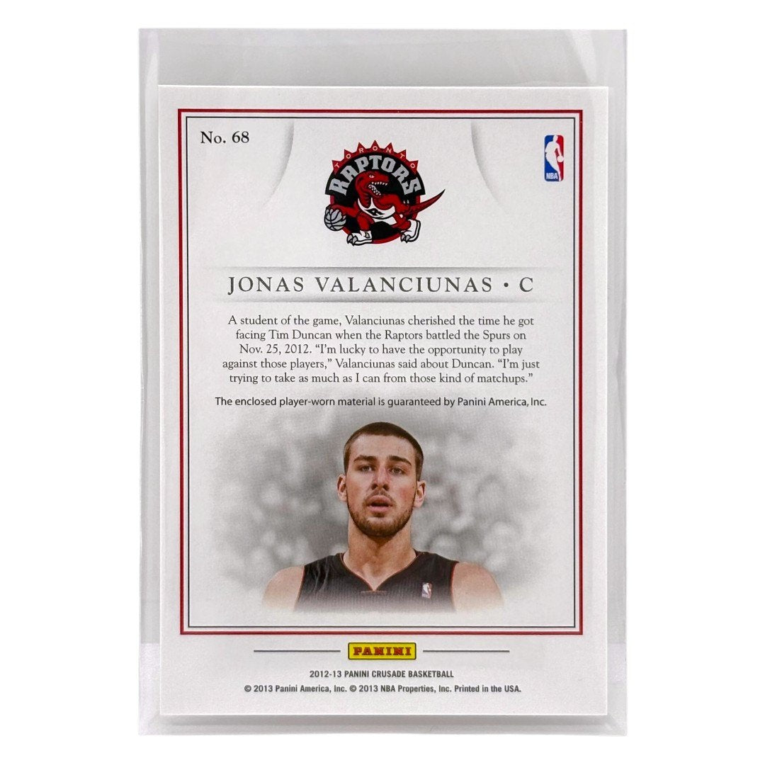 PANINI NBAカード CRUSADE JONAS VALANCIUNAS RAPTORS #68 中古 IT1