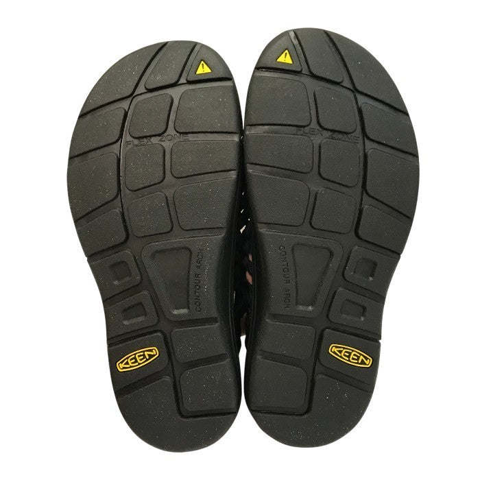 KEEN キーン ユニーク サンダル レディース スニーカー UNEEK バンジーコード ブラック 1014099 中古 T1