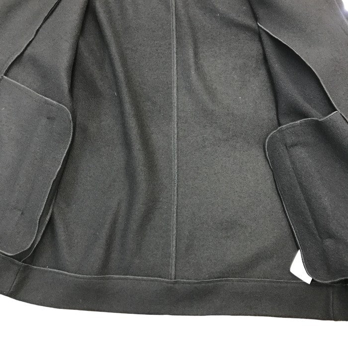 EMPORIO ARMAN エンポリオアルマーニ ブルゾン メンズ フルジップ ジャケット フード ウール ブラック XSサイズ 6K1B6P 1JT5Z 中古 T1