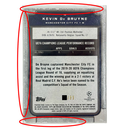 TOPPS サッカーカード MUSEUM COLLECTION KEVIN DE BRUYNE MANCHESTER CITY /99 #18 中古 IT1