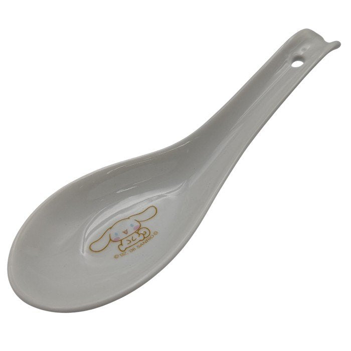 【未使用品】 サンリオ シナモロール ラーメンどんぶり＆レンゲ 2種セット 中古 H４