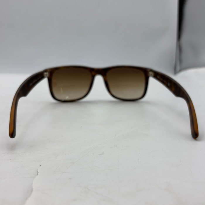 レイバン Ray Ban サングラス RB4165F 856/13 JUSTIN LIGHT HAVANA RUBBERBROWN GRADIENT ブランド レディース メンズ べっ甲 カラーレンズ 中古 W４