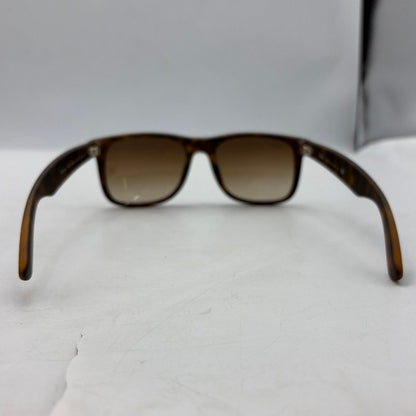 レイバン Ray Ban サングラス RB4165F 856/13 JUSTIN LIGHT HAVANA RUBBERBROWN GRADIENT ブランド レディース メンズ べっ甲 カラーレンズ 中古 W４