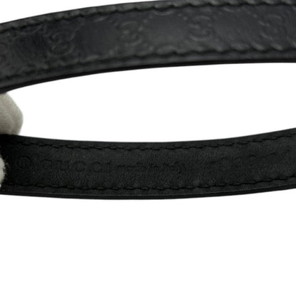 GUCCI グッチ マイクロGG ストラップ 039・1450・1150 ブラック レザー 本革 小物 ブランド レディース メンズ 中古 W４