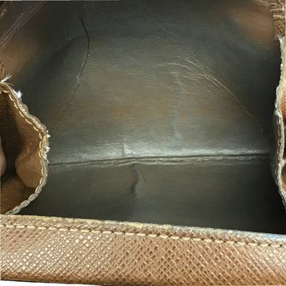 LOUIS VUITTON ルイヴィトン モノグラム ポルトモネ プラ コインケース ユニセックス ボタン開閉 小銭入れ ブラウン M61930 中古 T1