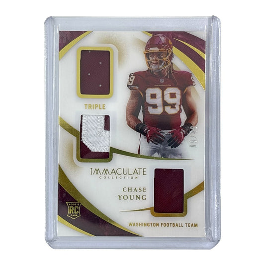 PANINI NFLカード IMMACULATE COLLECTION CHASE YOUNG WASHINGTON FOOTBALL TEAM 09/49 #TJ6 中古 IT1