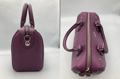 COACH コーチ ミニベネットサッチェル 2way ショルダー ボストンバッグ F57521 中古 D4