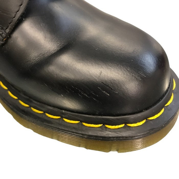 Dr.Martens ドクターマーチン 8ホールブーツ レディース レザー レースアップ 定番 ブラック UK6(25cm) 11821 中古 T1