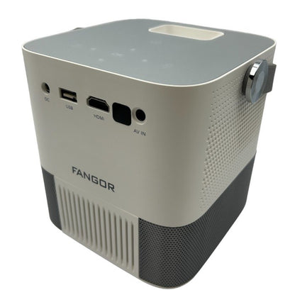 FANGOR WiFi プロジェクター F-802 ワイヤレス 有線 HDMI ミラーリング コンパクト 中古 W４