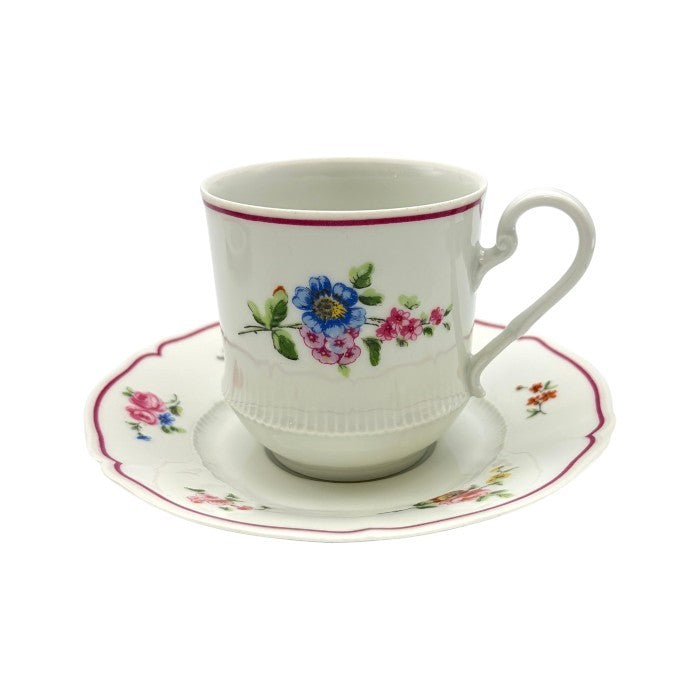 Rimoges Haviland リモージュ アビランド カップ&ソーサー 花柄 2客 セット 洋食器 ブランド 希少 ティー コーヒー 中古 W1