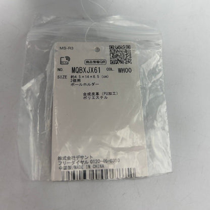 未使用品 Munsingwear マンシングウェア マグネット式 2個用ボールホルダー MQBXJX61 ボールケース スポーツ ミニ コンパクト 中古 W４