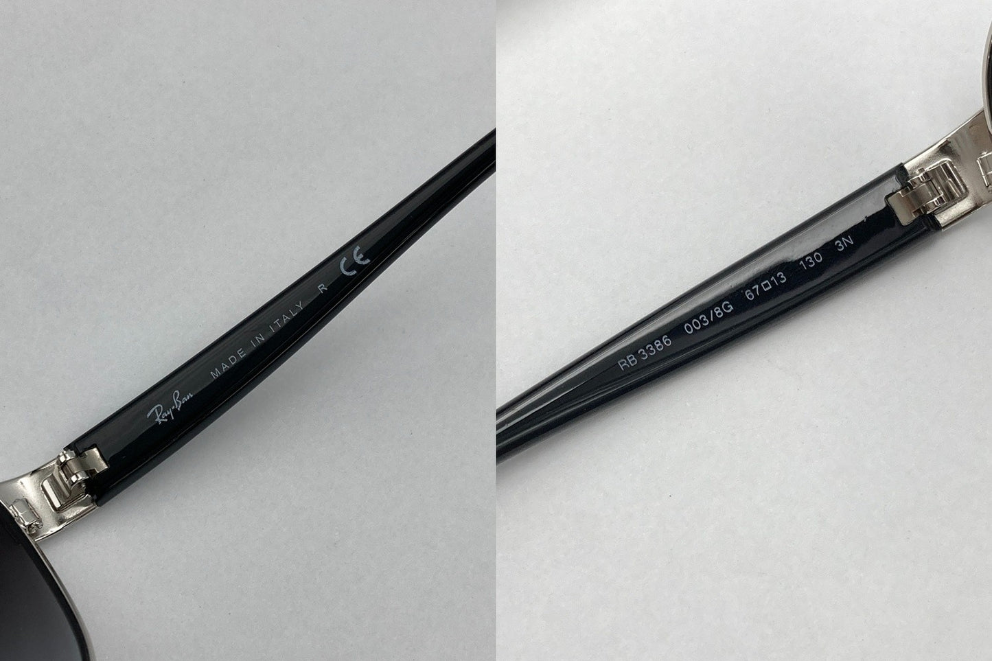 Ray-Ban レイバン ティアドロップ サングラス RB3386 003/8G 中古 D4