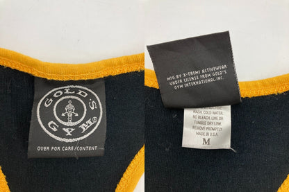 GOLD’S GYM ゴールドジム リンガータンクトップ サイズM メンズ 中古 D4