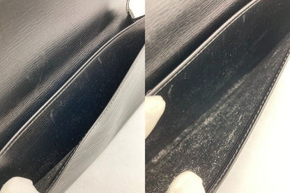 LOUIS VUITTON ルイヴィトン エピ ポルトエン カルト クレディ 長札入れ M63602 ノワール 中古 D4