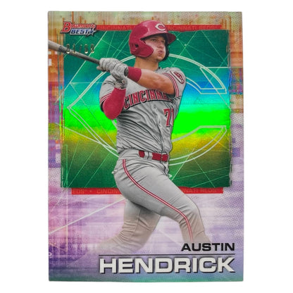 TOPPS MLBカード BOWMAN'S BEST AUSTIN HENDRICK CINCINNATI REDS /99 #98 中古 IT2