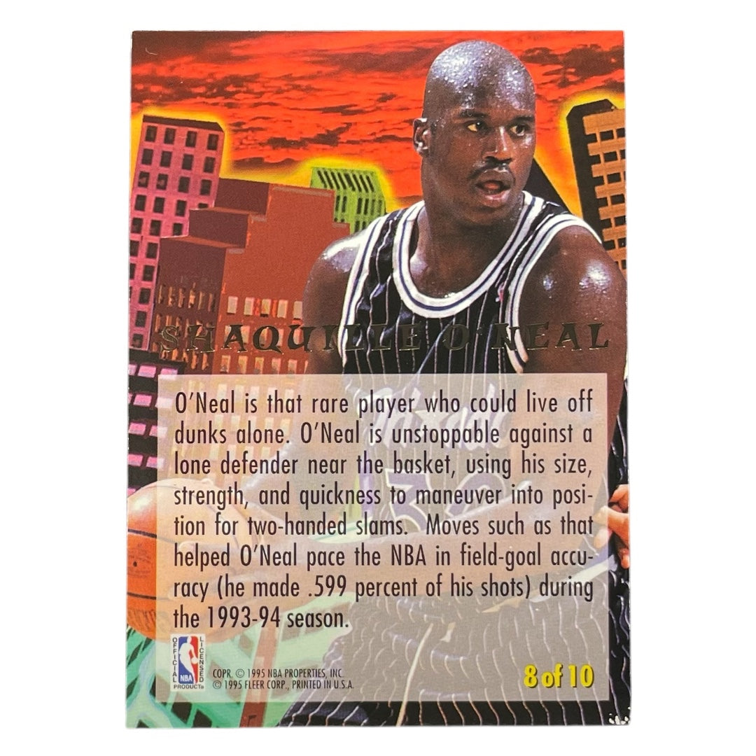 FLEER NBAカード ULTRA JAM CITY SHAQUILLE O’NEAL MAGIC #8 中古 IT2