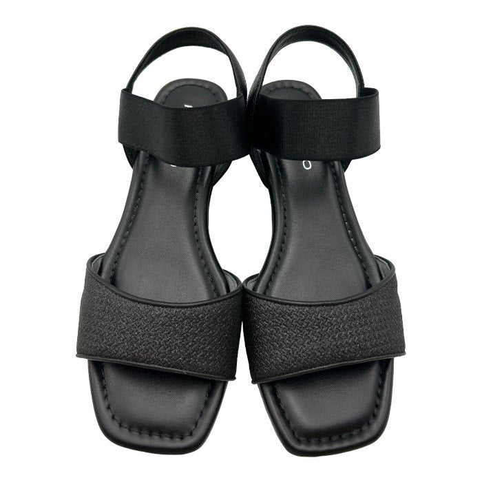 HIMIKO 卑弥呼 グリッター サンダル 22cm 641204 レディース ブラック 夏 シューズ 中古 W４