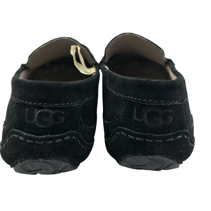 UGG アグ モカシン 27cm ブラック 1003419 メンズ 天然皮革 スエード 秋 冬 中古 KW1
