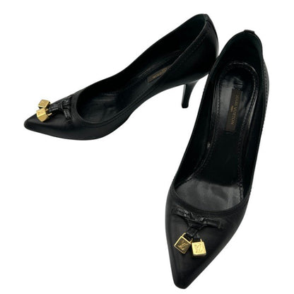 LOUIS VUITTON ルイヴィトン パンプス 35 (約22.5cm) ブランド 靴 シューズ ヒール レザー 中古 W４