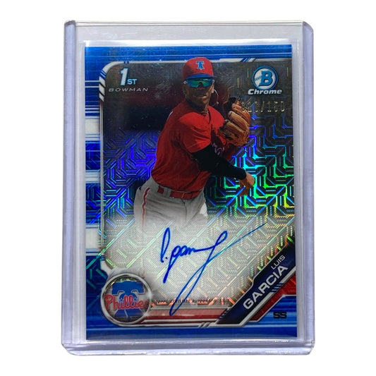 TOPPS MLBカード BOWMAN CHROME LUIS GARCIA PHILLIES 016/150 #CPA-LG 中古 IT2