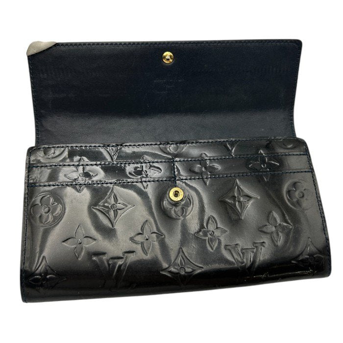 LOUIS VUITTON ルイヴィトン ヴェル二 ポルトフォイユ・サラ 長財布 M90080 ブランド ブラック レディース ホック 中古 W４