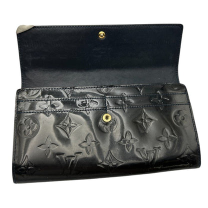 LOUIS VUITTON ルイヴィトン ヴェル二 ポルトフォイユ・サラ 長財布 M90080 ブランド ブラック レディース ホック 中古 W４