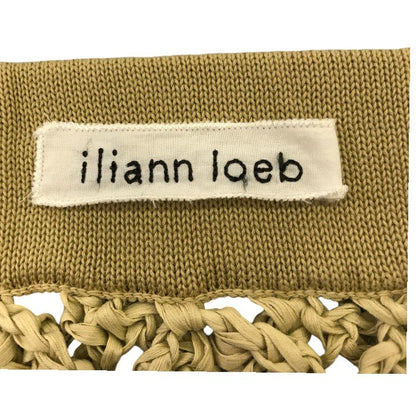 iliann loeb イリアンローブ セットアップ レディース 夏 綿100％ ベージュ 192-119 半袖 上下セット トップス スカート 中古 MK1