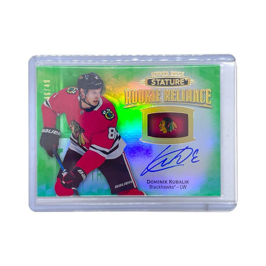 UPPER DECK NHLカード STATURE DOMINIK KUBALIK BLACKHAWKS 46/49 #RR-16 中古 IT1
