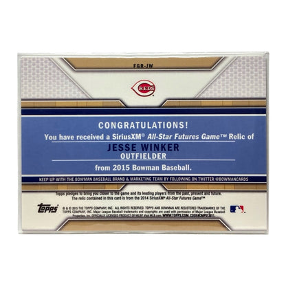 TOPPS MLBカード BOWMAN JESSE WINKER REDS 03/25 #FGR-JW 中古 IT2