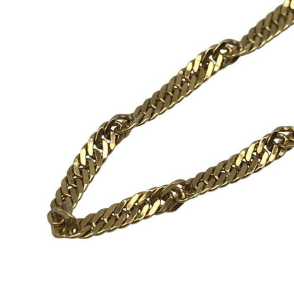 K18 ネックレスチェーン レディース スクリューチェーン ゴールド 50cm 中古 T1