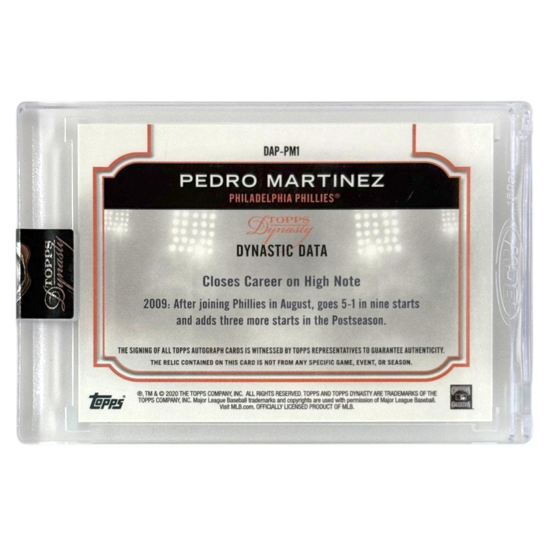 未開封品 TOPPS MLBカード DYNASTY PEDRO MARTINEZ PHILADELPHIA PHILLIES /5 #DAP-PM1 中古 IT1