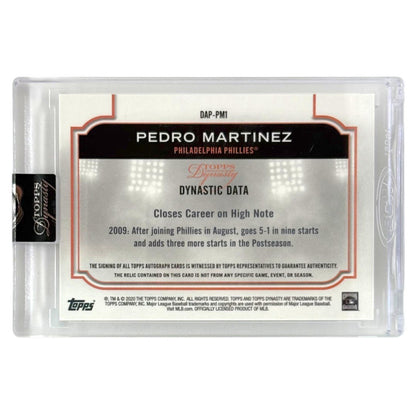 未開封品 TOPPS MLBカード DYNASTY PEDRO MARTINEZ PHILADELPHIA PHILLIES /5 #DAP-PM1 中古 IT1