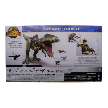 未開封品 マテル ジュラシックワールド(JURASSIC WORLD) 新たなる支配者 スーパービッグ! ギガノトサウルス 全長:約99㎝ 4才~ 中古 a1