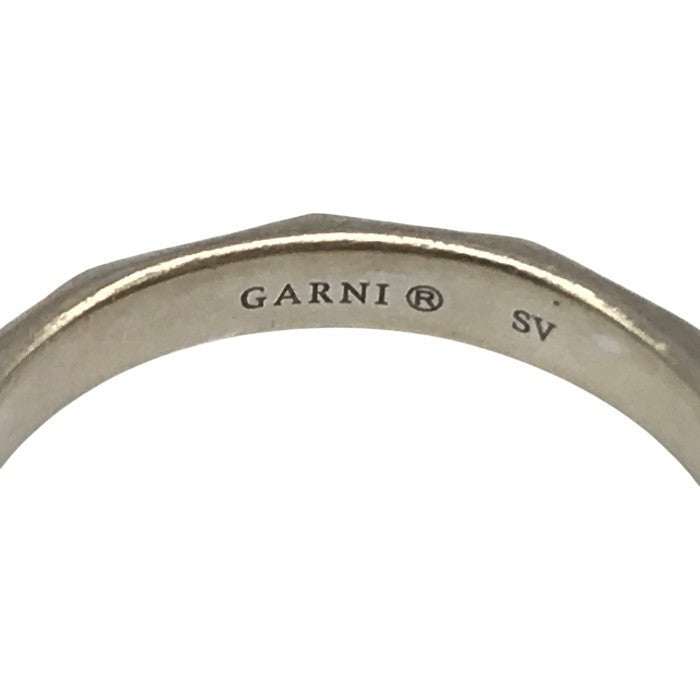 GARNI ガルニ クロッケリーリング レディース シルバー 指輪 シンプル ナロー #12.5 中古 T1