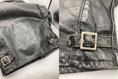 Schott ショット シングルライダース レザージャケット ボアライナー付 07203 サイズ36 中古 D4