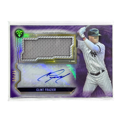 TOPPS MLBカード TRIPLE THREADS CLINT FRAZIER NEW YORK YANKEES 29/75 #ASJR-CF 中古 IT1