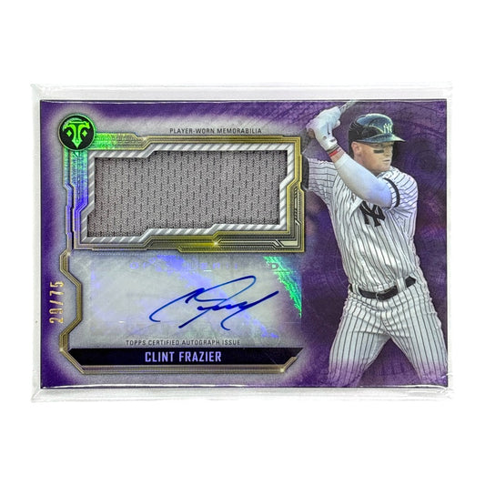 TOPPS MLBカード TRIPLE THREADS CLINT FRAZIER NEW YORK YANKEES 29/75 #ASJR-CF 中古 IT1
